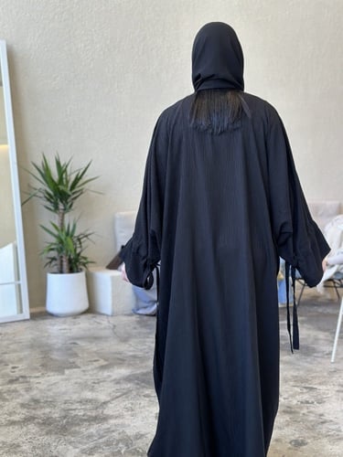 عباية كتف مقلم واسعه كم ربطة