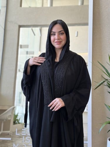 عباية كتف مقلم واسعه كم ربطة