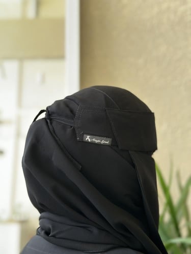 نقاب بغطاء مغاط مقوى ربط نحيف