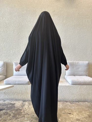 عباية رأس جالكسي كم مطاط قماش جالكسي