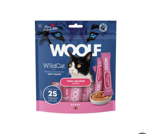 Wolf Wildcat Premium Creamy, 25 delicious pieces o...