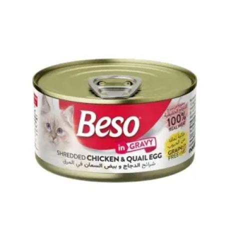 Bisou with chicken flavor, crushed, and quail eggs...
