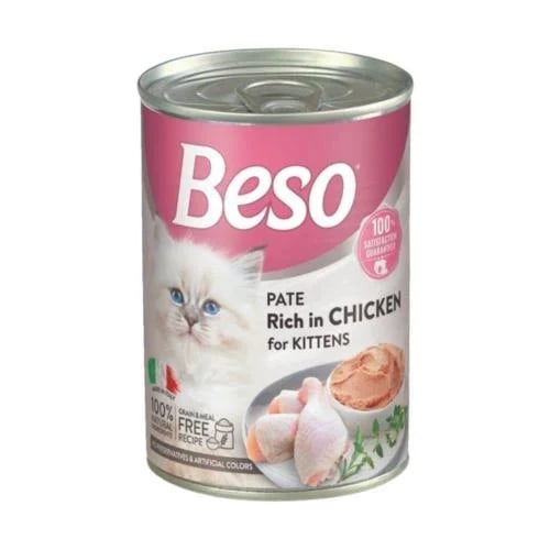 Bisou rich chicken paste for kittens 400 grams
