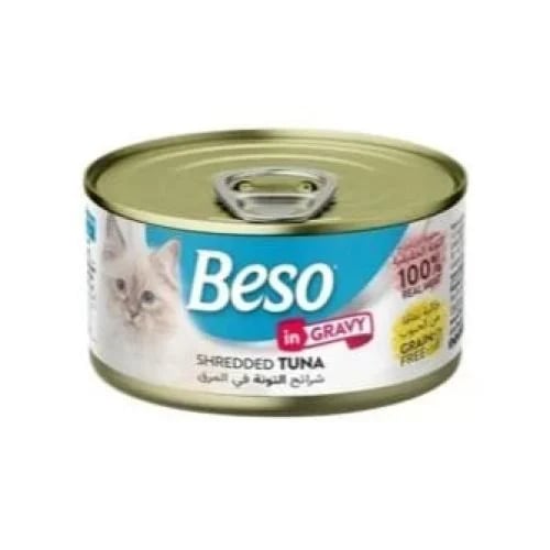 Bisso with tuna flavor, shredded in meat broth, 85...