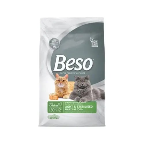 Dry Bisou for sterilized cats rich in chicken