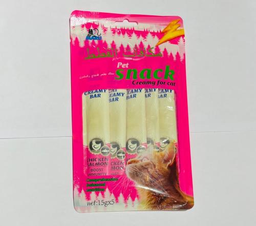 Marou cream with chicken and salmon 5 × 15 grams