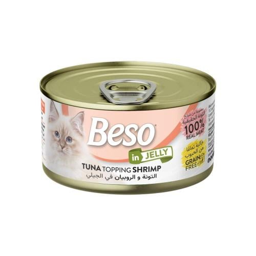 Bisso tuna flavor with shrimp in jelly 85 grams