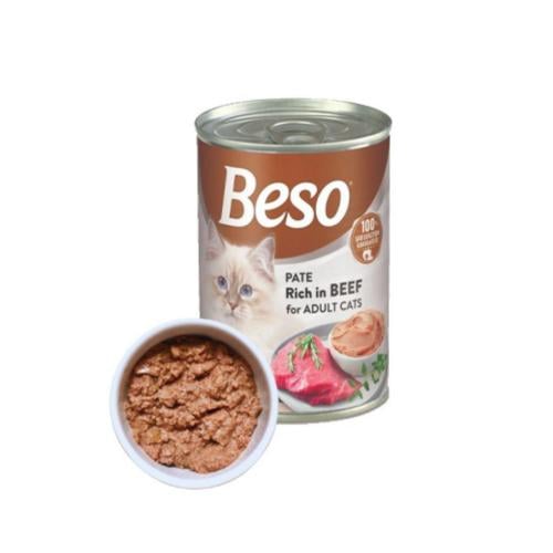 Bisou rich beef paste for adult cats 400 grams