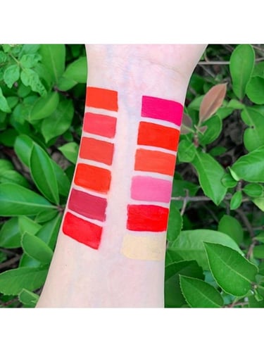 12 قطعة / مجموعة ملمع شفاه غير لامع وطويل الأمد