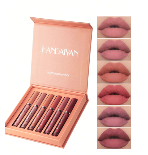 مجموعة أحمر شفاه مطفي