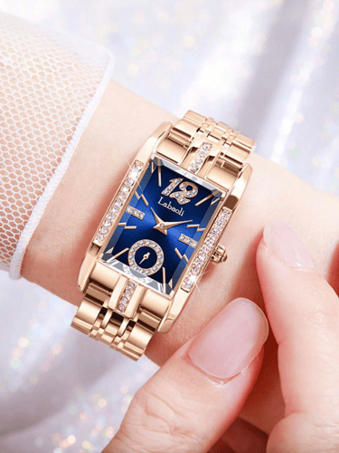 ساعة نسائية من الستانلس ستيل الذهبي