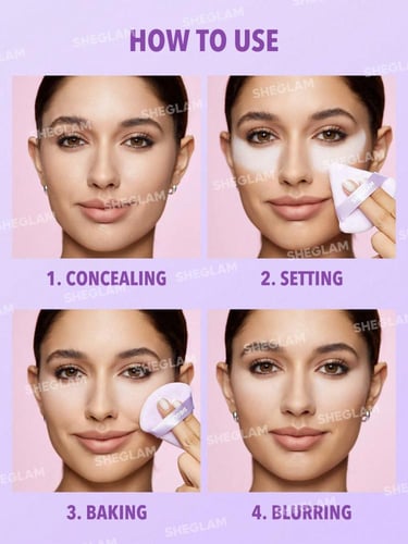 إسفنجة بودرة للنعومة والدقة