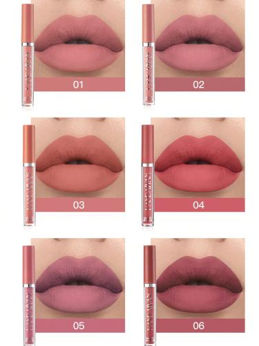 مجموعة لون الشفاه مطفية