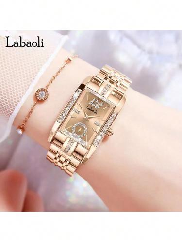 ساعة نسائية من الستانلس ستيل الذهبي