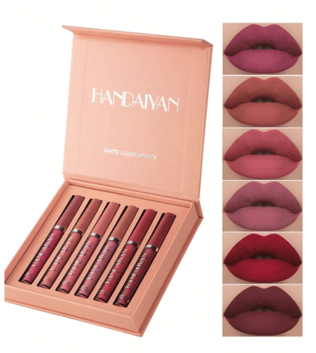 مجموعة لون الشفاه مطفية