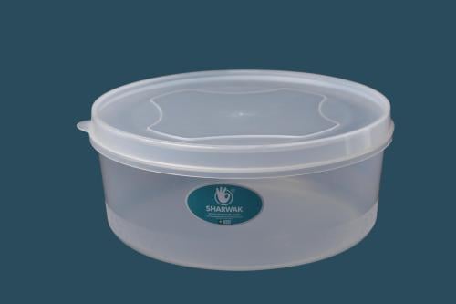 حافظة بلاستيك بغطاء