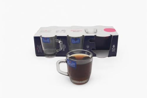 طقم كاسات شاي 6حبة