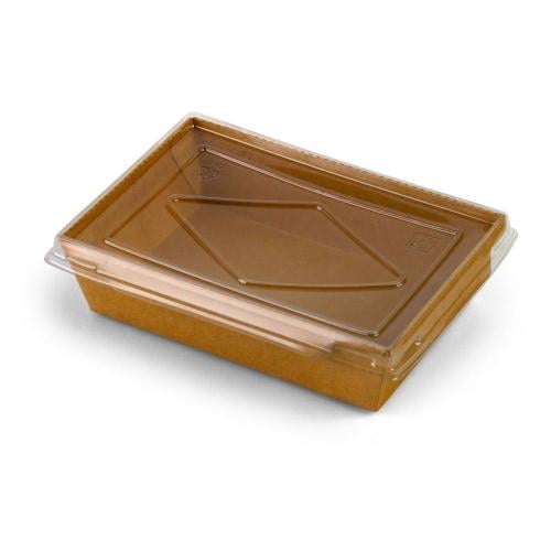 طقم صحون كرافت بغطاء شفاف 5حبة