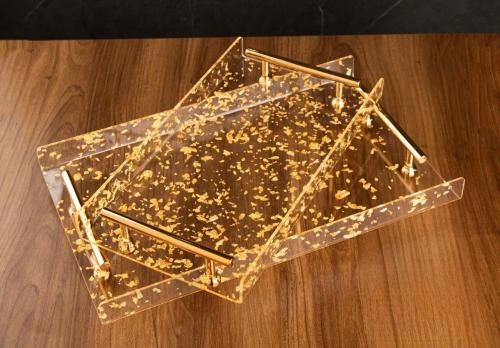 طقم صواني اكريلك 2حبة