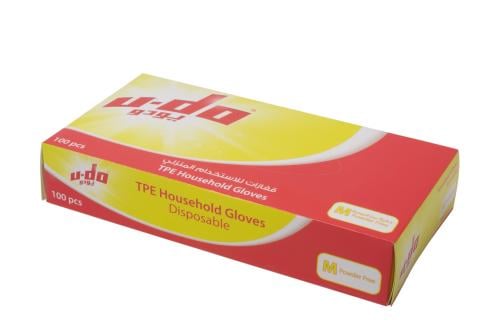 قفاز يودو شفاف وسط