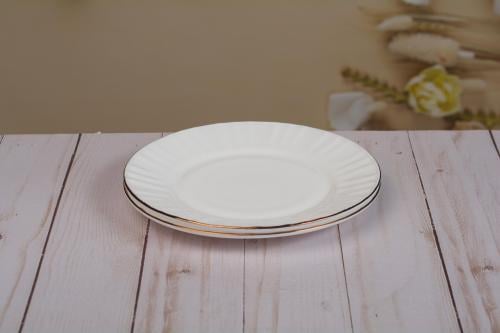 طقم صحون زجاج 2حبة مسطح