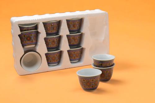 Set of 12 Arabic coffee cups