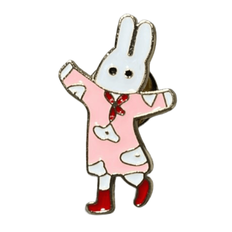 أرنب ببجامة ورديه