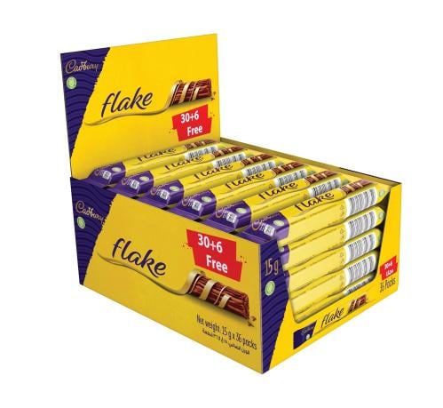 كادبوري شوكلاته فليك الكرتون عبوة ٣٦ حبه