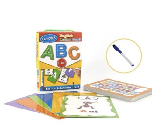 بطاقات الحروف الانجليزية