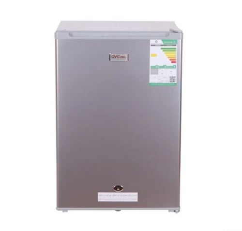 ثلاجة باب واحد جي في سي برو 76لتر ، 2.15 قدم ، فضي...