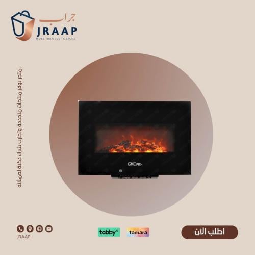 دفاية شاشة ديكور جي في سي برو مع ريموت GVCHT-203B