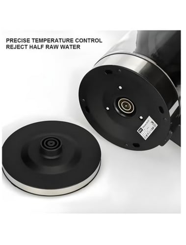 طقم إبريق شاي كهربائي 2 في 1 من – 1500 واط، غلاية...