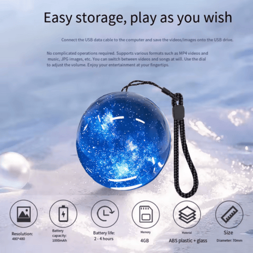 كرة الذكريات السحرية: إطار فيديو وصور رقمي بتأثير...