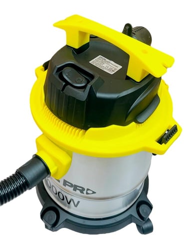 مكنسة برميل شفط ماء جي في سي برو استيل 15 لتر 2000...