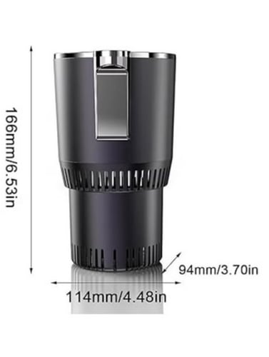 حامل أكواب السيارة الذكي للتبريد والتدفئة وتشغيل و...