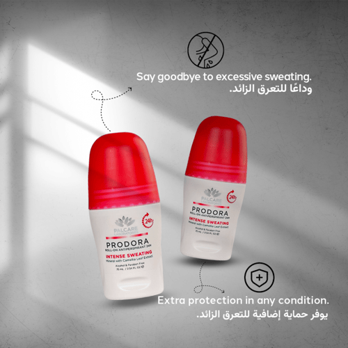 Prodora Intense Sweating Roll-On Deodorant for Ext...