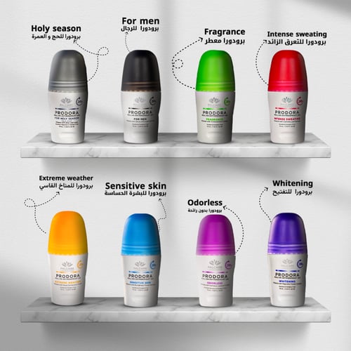Prodora Odorless Roll-On Deodorant for Antimicrobi...