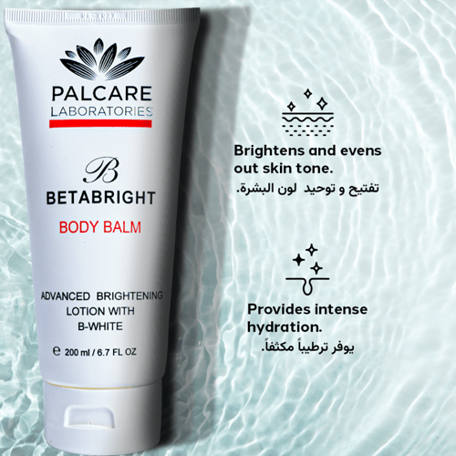 Betabright body balm, Advanced brightening lotion...