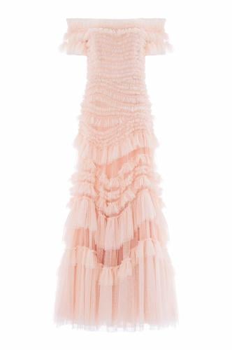 Wild Rose Off-Shoulder Gown