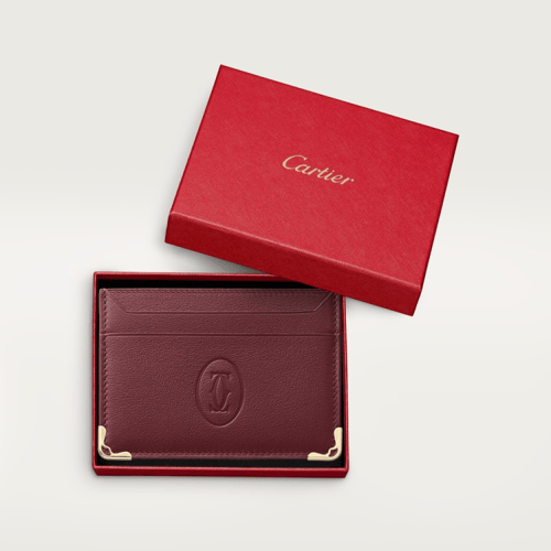 DOUBLE CARD HOLDER, MUST DE CARTIER