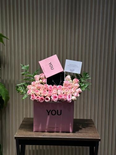 سلسال مع ورد وكرت عباره