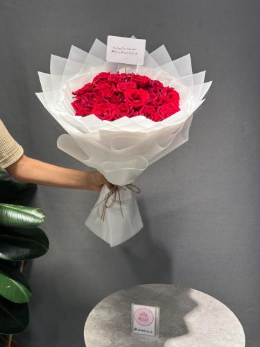 بوكيه ورد ابيض