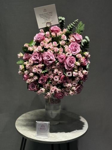 فازه ورد موف كبيره وفخمه