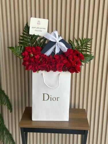 محفظه ديور مع ورد