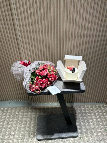 بوكيه مع كيكه