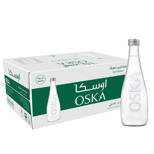 زجاج اوسكا 330 ملم OSKA GLASS - عدد 24 حبة