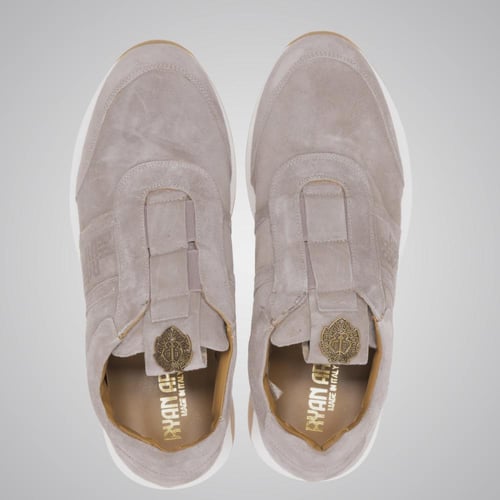 Suede Laceless Sneaker