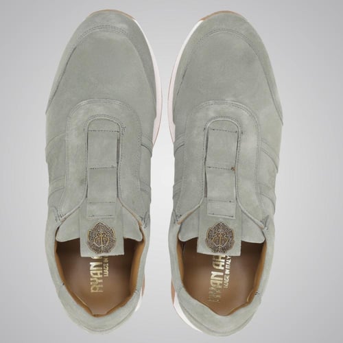 Suede Laceless Sneaker