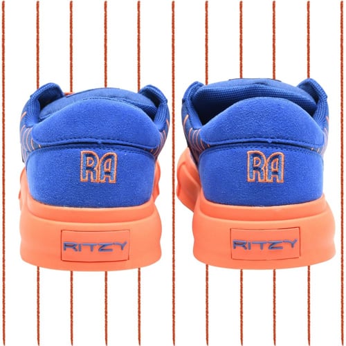 RITZY II - Royal Blue/Orange