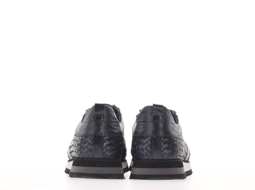 Woven RA - Navy Buffalo